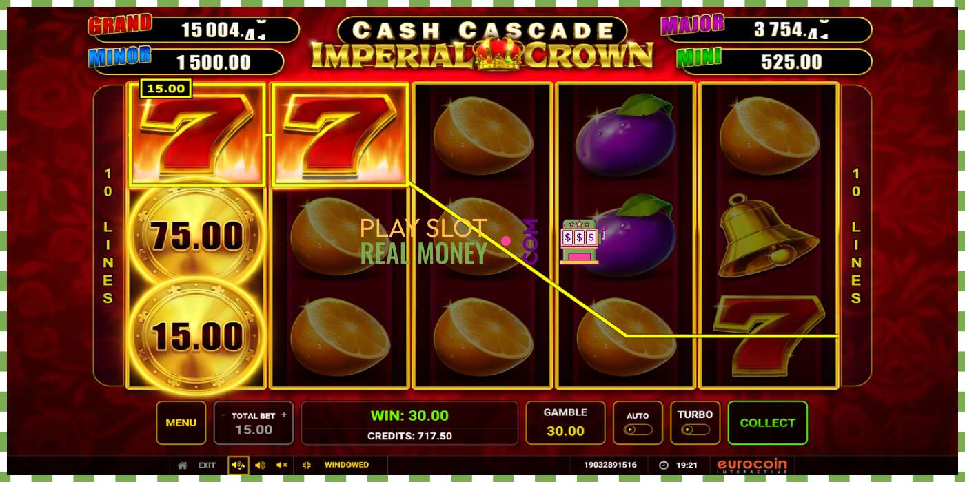 スロット Cash Cascade Imperial Crown リアルマネーの場合、画像 - 3