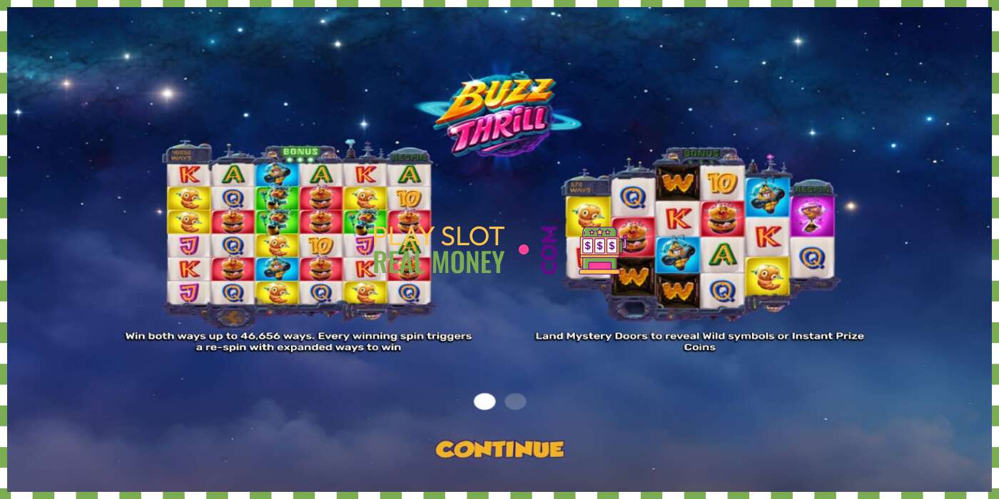 Slot Buzz Thrill haqiqiy pul uchun, rasm - 1