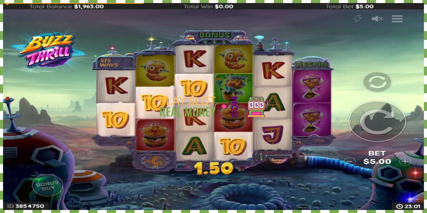 Slot Buzz Thrill haqiqiy pul uchun, rasm - 3