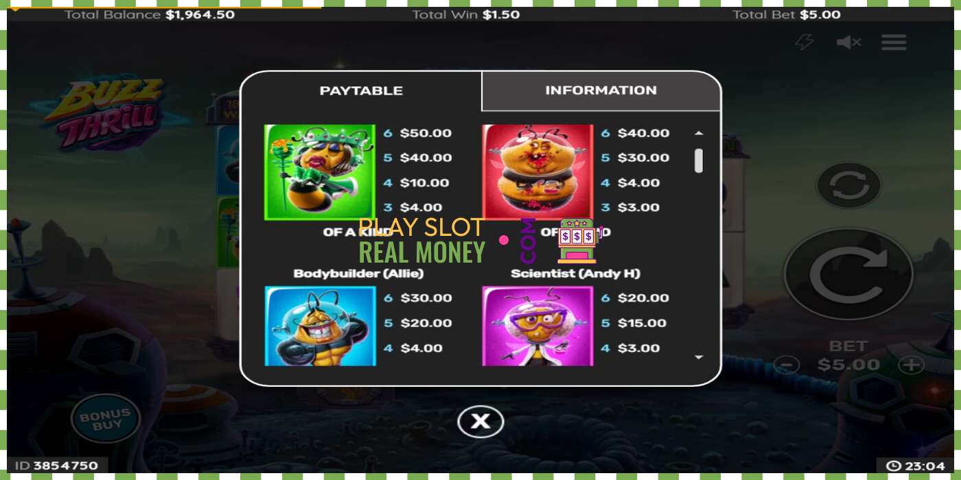 Slot Buzz Thrill haqiqiy pul uchun, rasm - 4