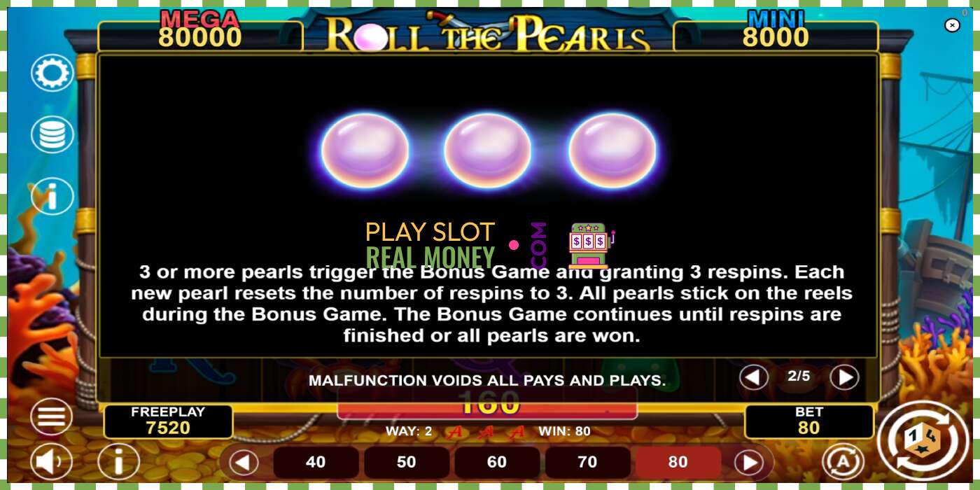 Слот Roll The Pearls Hold & Win на реальные деньги, картинка - 6