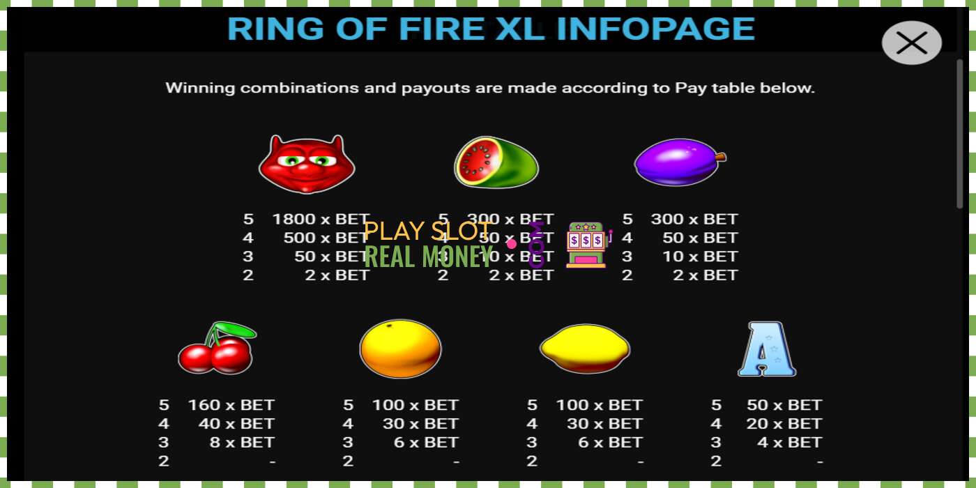 छेद Ring of Fire XL असली पैसे के लिए, चित्र - 2