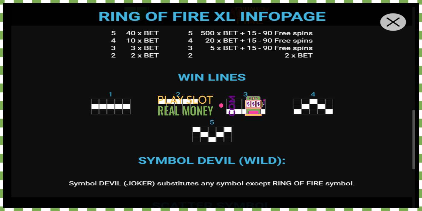 छेद Ring of Fire XL असली पैसे के लिए, चित्र - 4