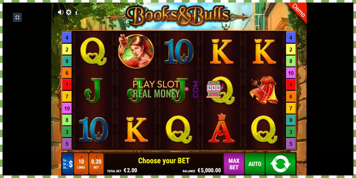 Slot Books Bulls por diñeiro real, imaxe - 2