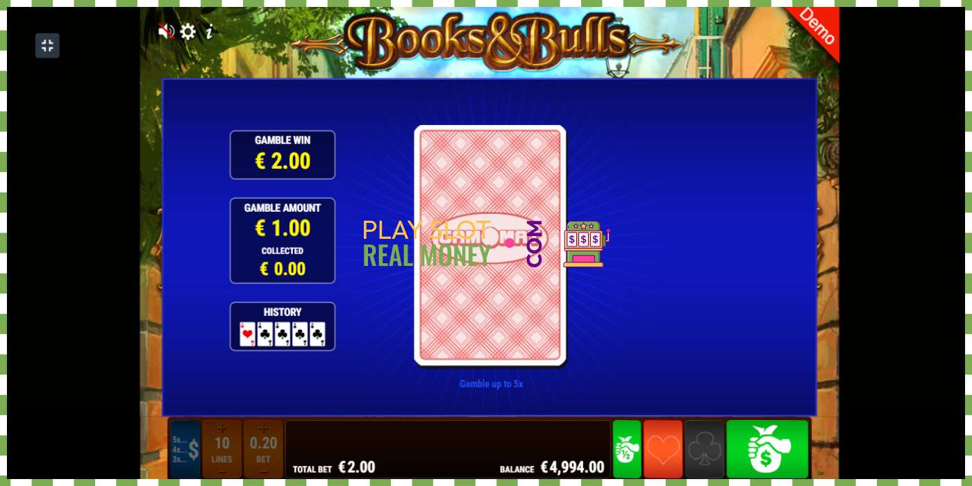 Slot Books Bulls por diñeiro real, imaxe - 4