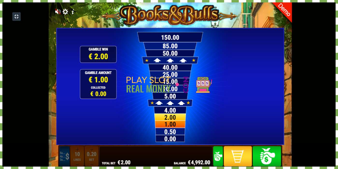 Slot Books Bulls por diñeiro real, imaxe - 5