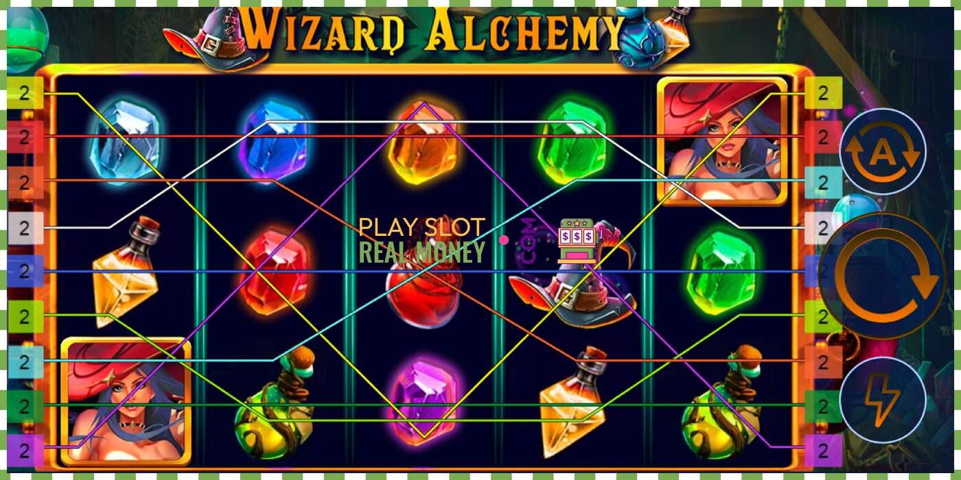 ஸ்லாட் Wizard Alchemy உண்மையான பணத்திற்கு, படம் - 2