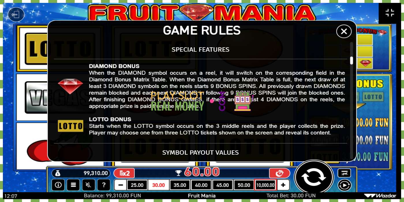 Слот Fruit Mania нақты ақшаға, сурет - 7