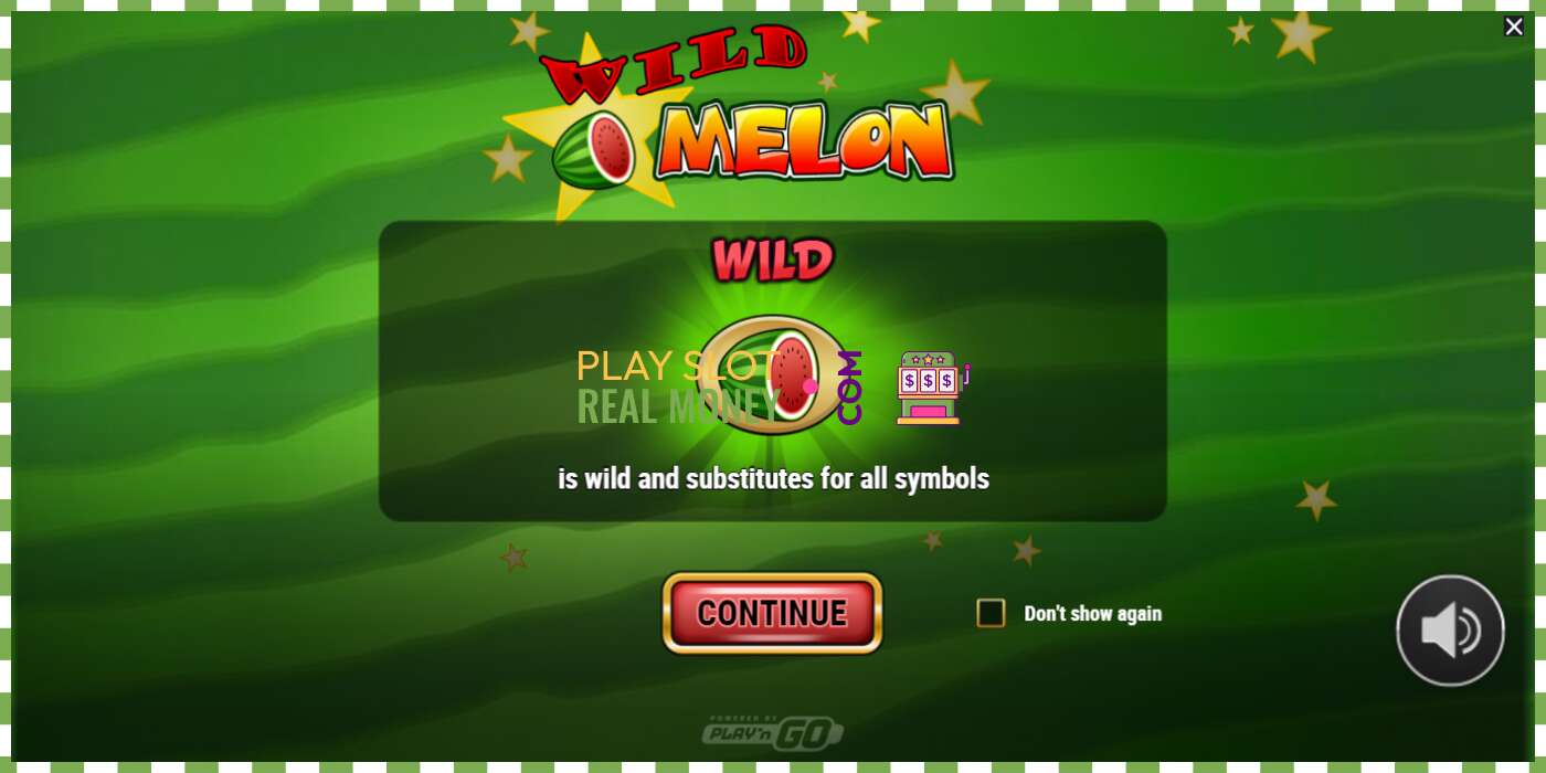 スロット Wild Melon リアルマネーの場合、画像 - 1