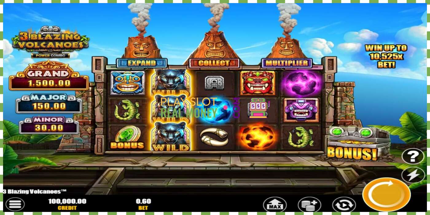 Slot 3 Blazing Volcanoes Power Combo za skutečné peníze, obrázek - 1