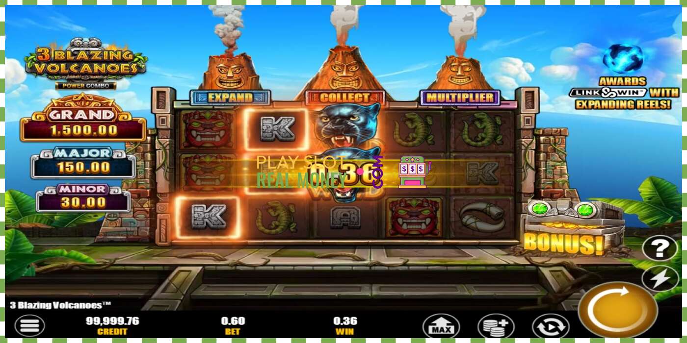 Slot 3 Blazing Volcanoes Power Combo za skutečné peníze, obrázek - 2