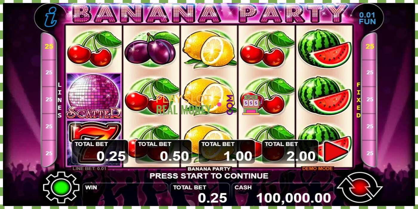 Слот Banana Party на реальные деньги, картинка - 1