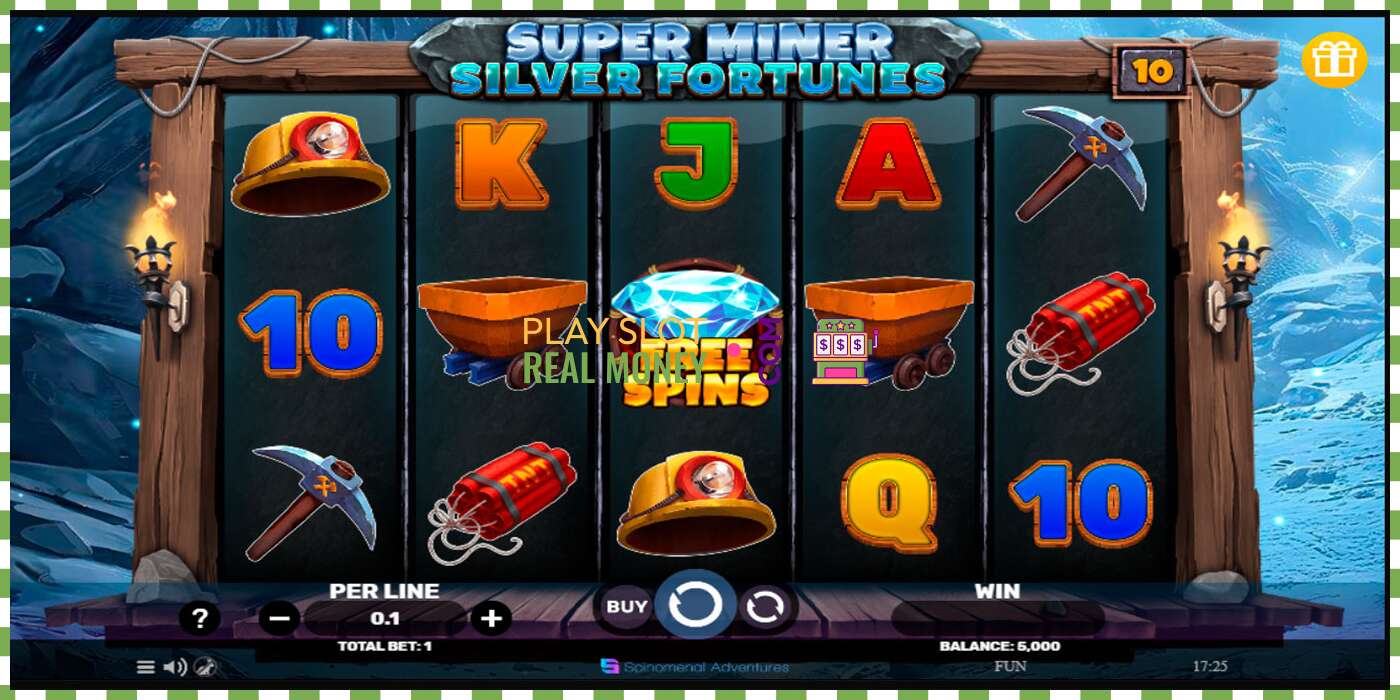 Reža Super Miner Silver Fortunes za pravi denar, slika - 1