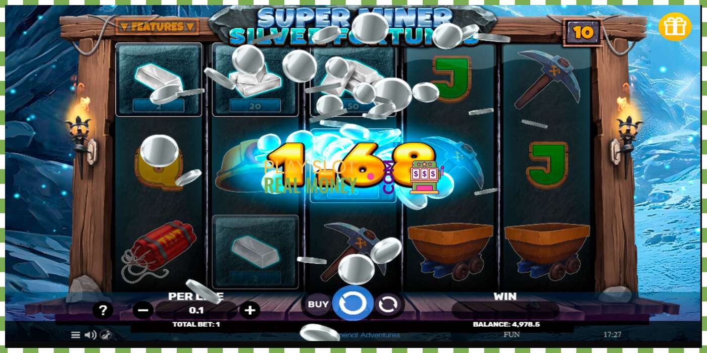 Reža Super Miner Silver Fortunes za pravi denar, slika - 3