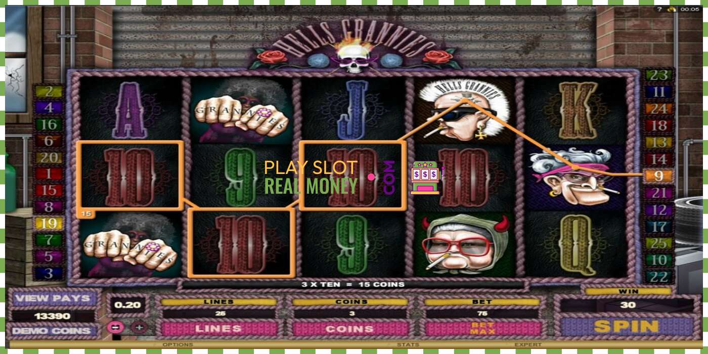 Slot Hells Grannies za skutečné peníze, obrázek - 2