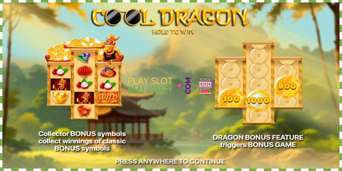 Слот Cool Dragon: Hold to Win на реальные деньги, картинка - 1