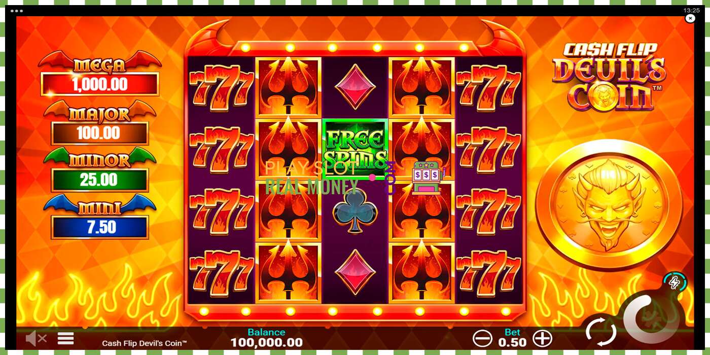 Slot Cash Flip Devils Coin za skutečné peníze, obrázek - 1