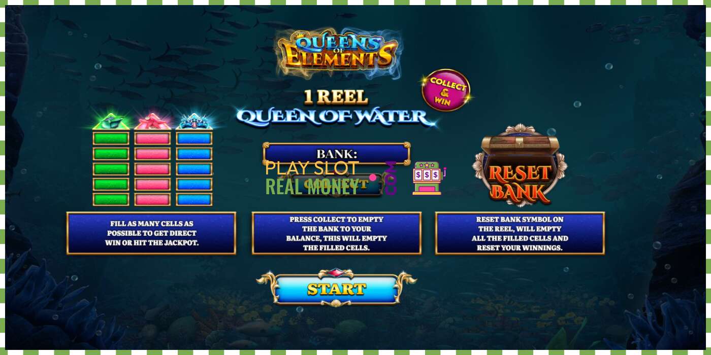 Spor 1 Reel Queen of Water for ekte penger, bilde - 1