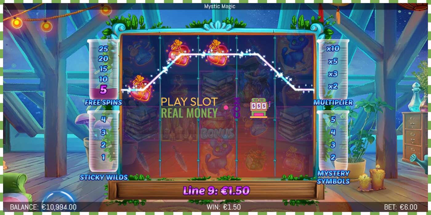 Slot Mystic Magic haqiqiy pul uchun, rasm - 3