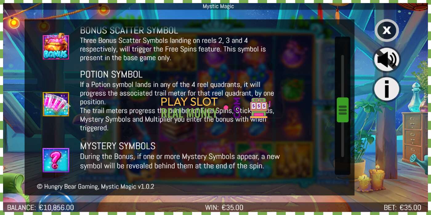 Slot Mystic Magic haqiqiy pul uchun, rasm - 7