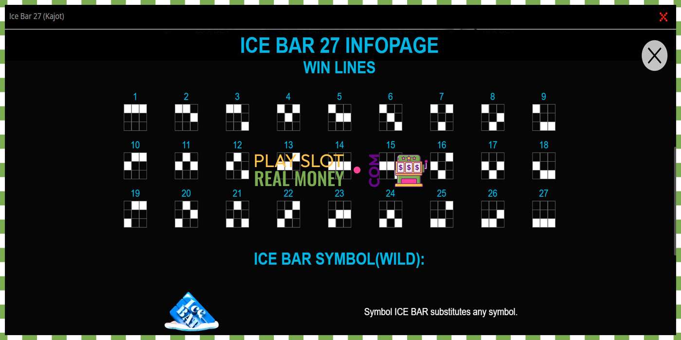 ສະລັອດຕິງ Ice Bar 27 ສໍາລັບເງິນທີ່ແທ້ຈິງ, ຮູບພາບ - 3