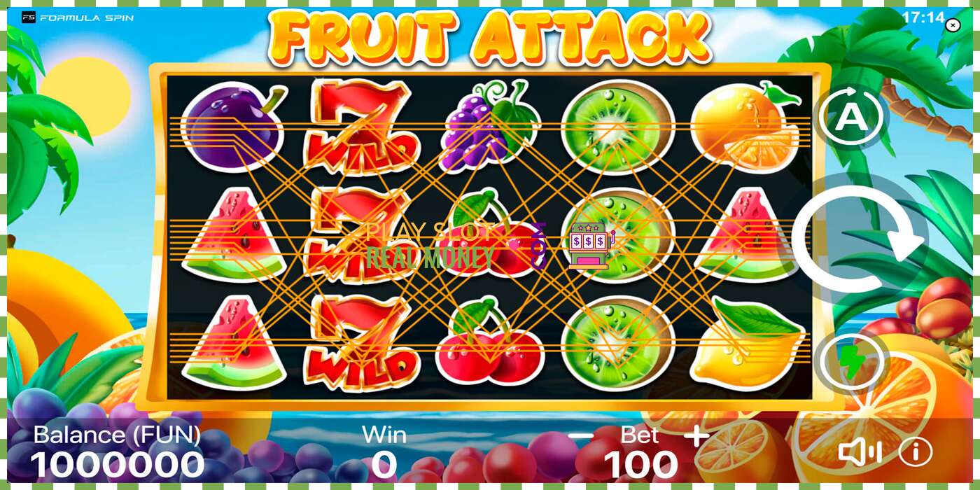 Slot Fruit Attack haqiqiy pul uchun, rasm - 1