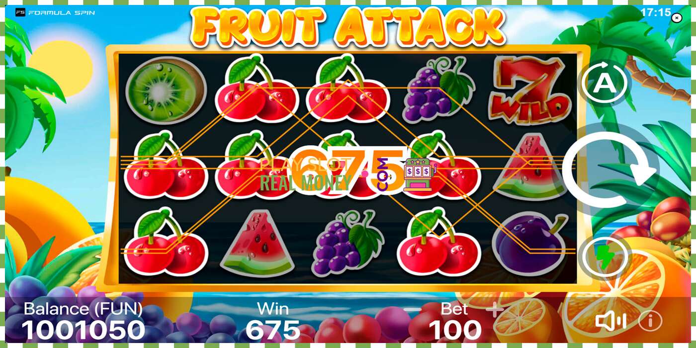 Slot Fruit Attack haqiqiy pul uchun, rasm - 3