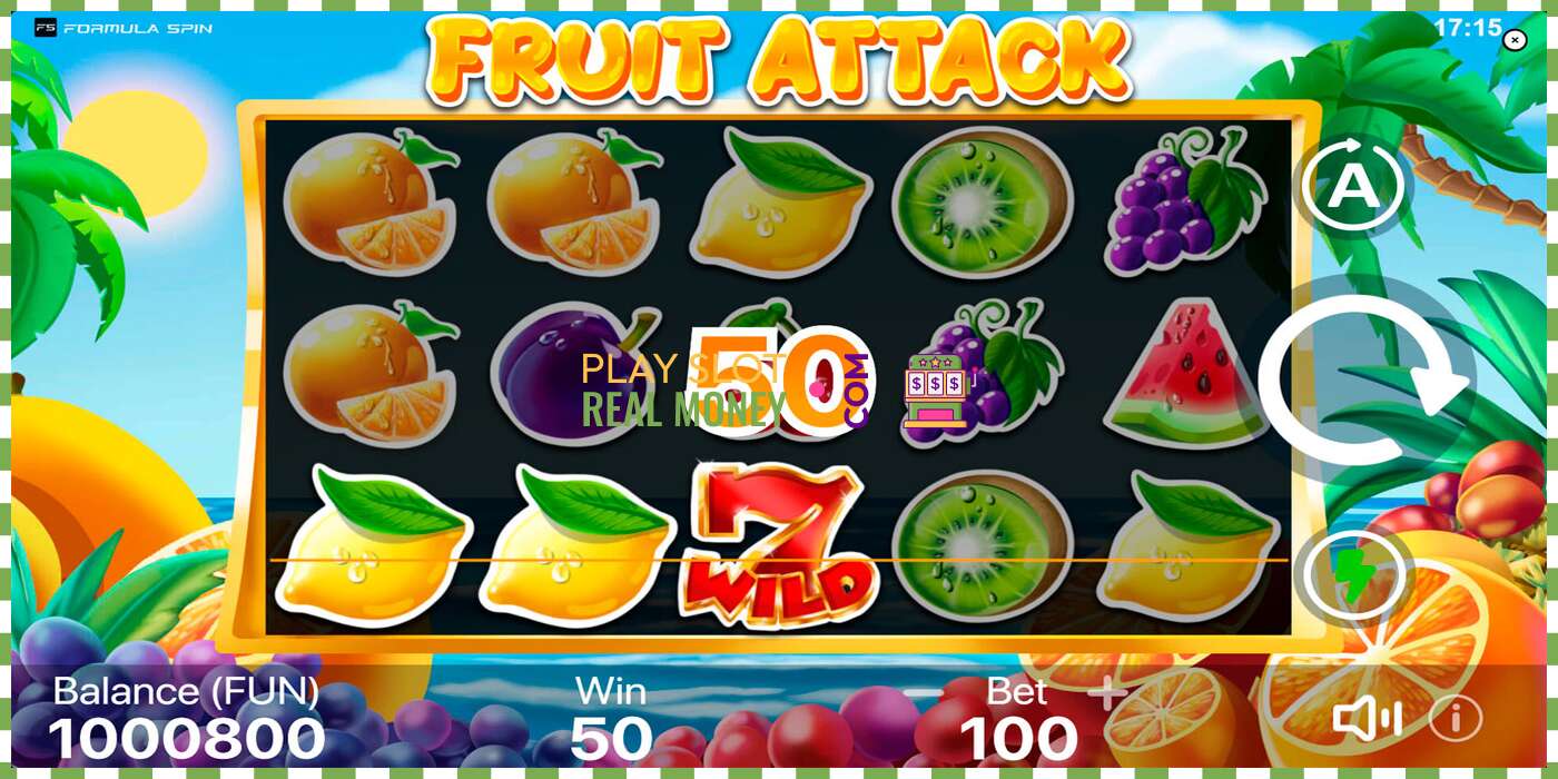 Slot Fruit Attack haqiqiy pul uchun, rasm - 4