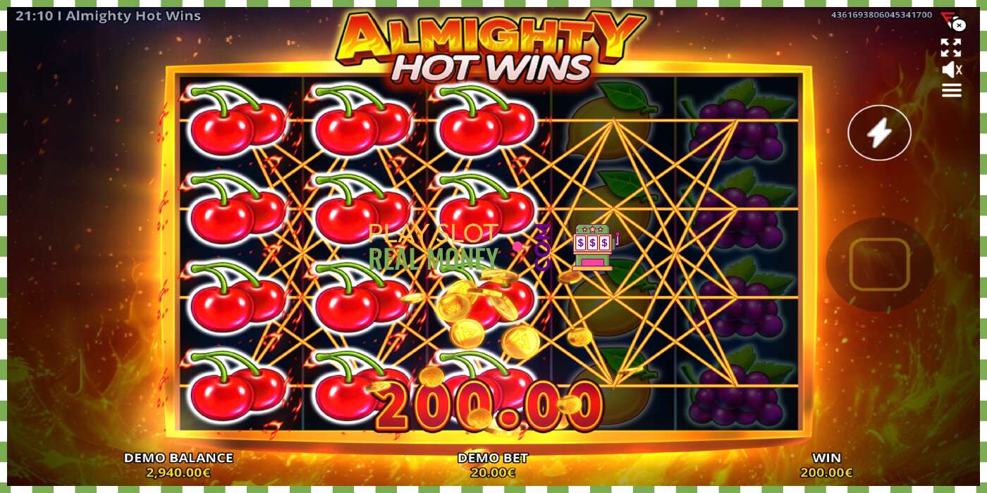 Слот Almighty Hot Wins на реальные деньги, картинка - 2