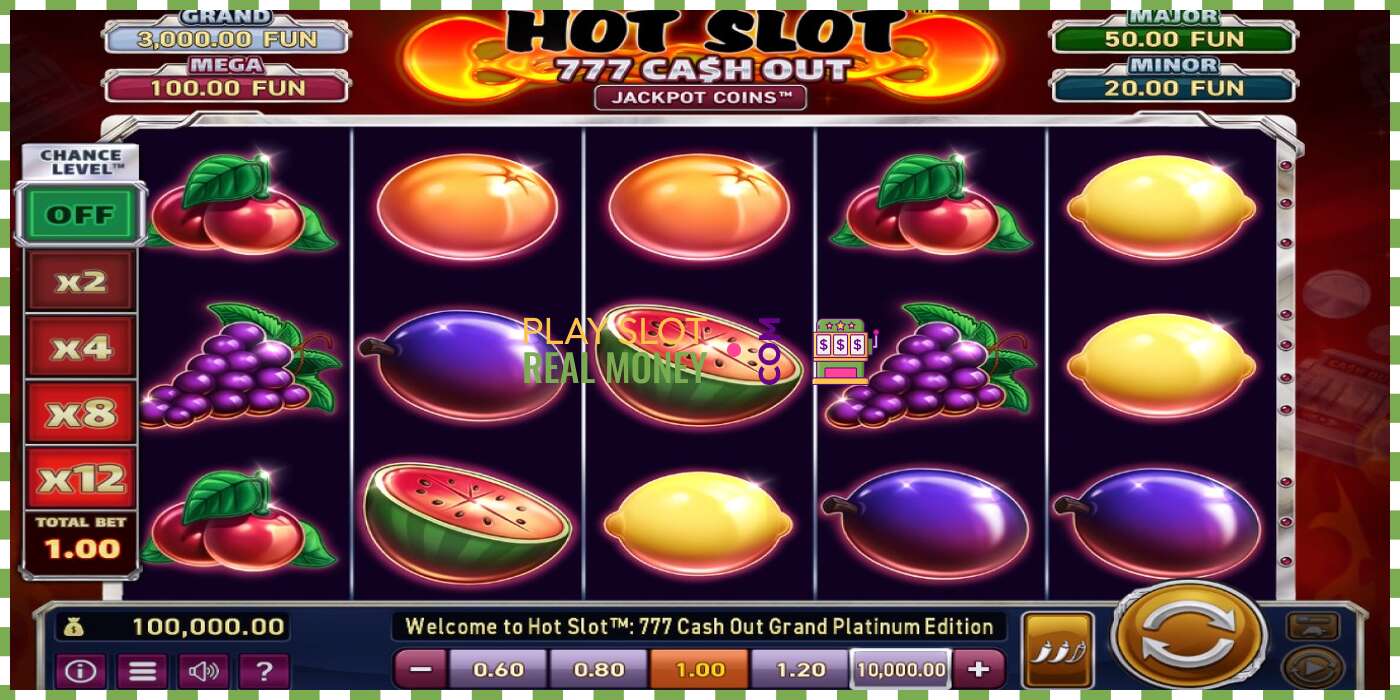 Slot Hot Slot: 777 Cash Out Grand Platinum Edition për para të vërteta, foto - 1