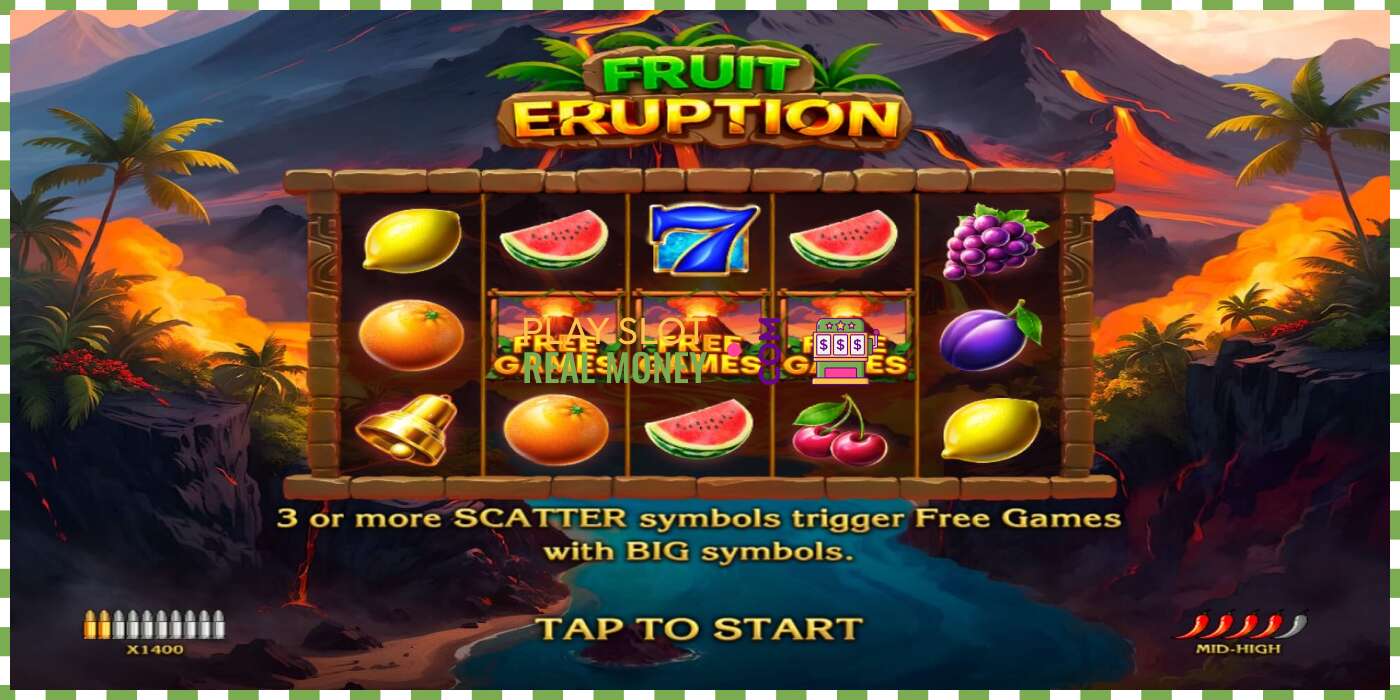 חָרִיץ Fruit Eruption עבור כסף אמיתי, תמונה - 1