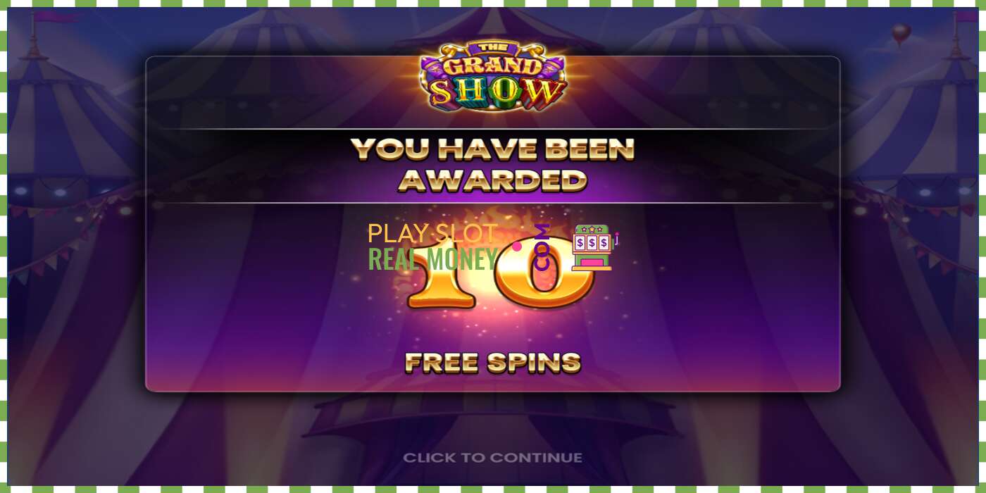 Slot The Grand Show haqiqiy pul uchun, rasm - 3