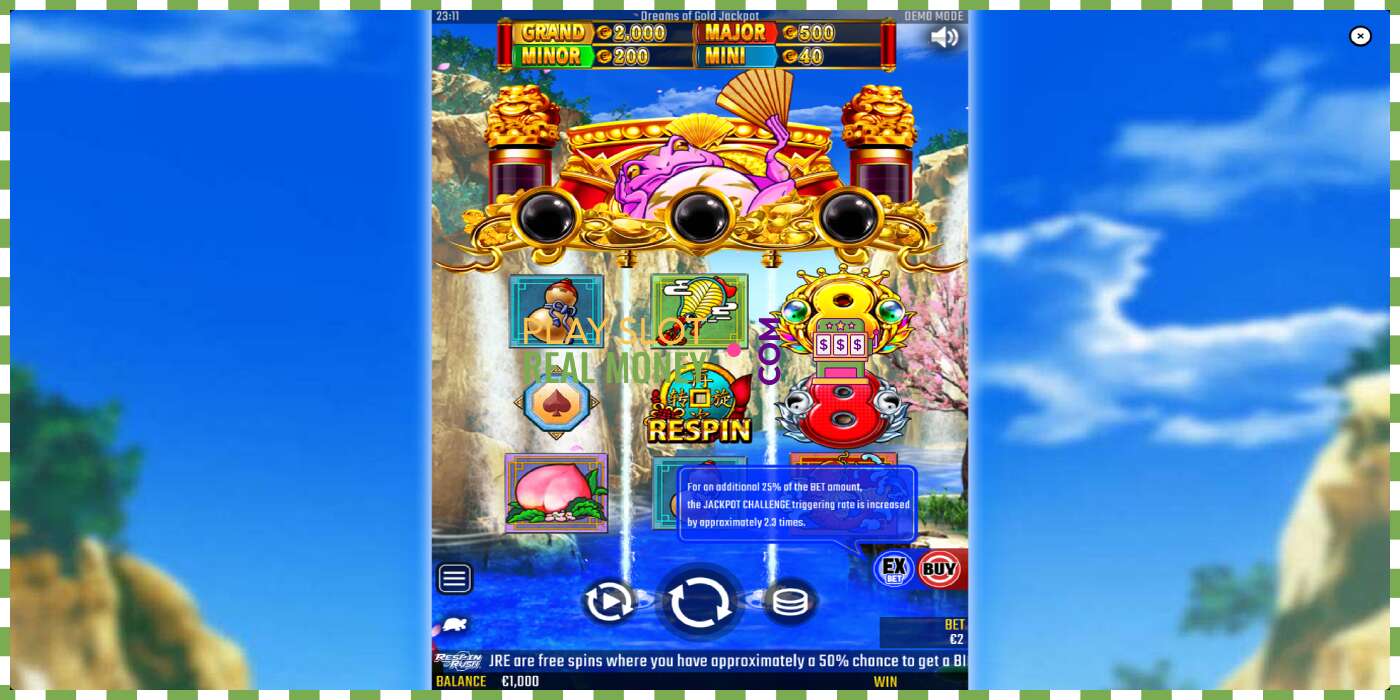 Слот Dreams of Gold Jackpot на реальные деньги, картинка - 2