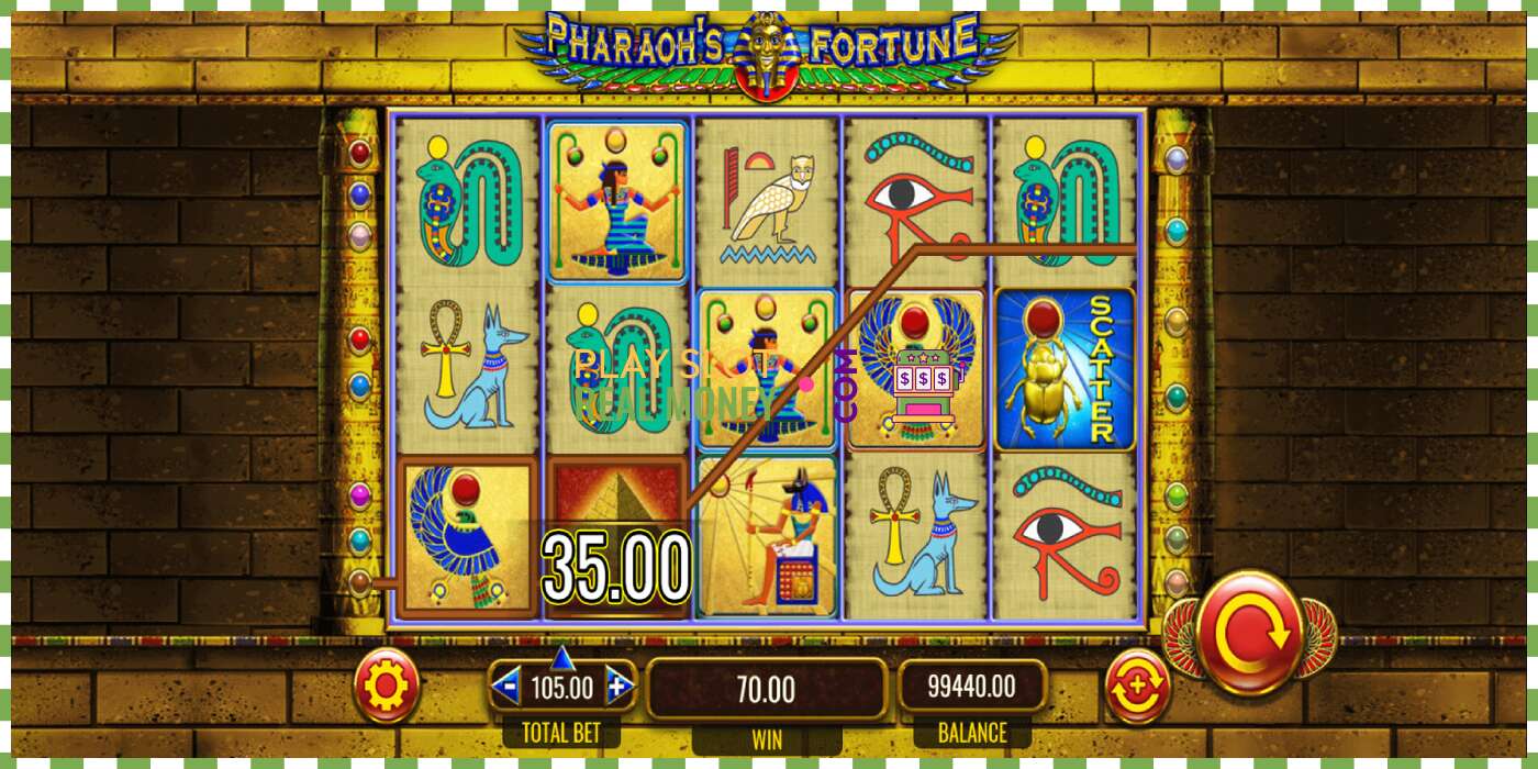 Слот Pharaohs Fortune на реальные деньги, картинка - 3