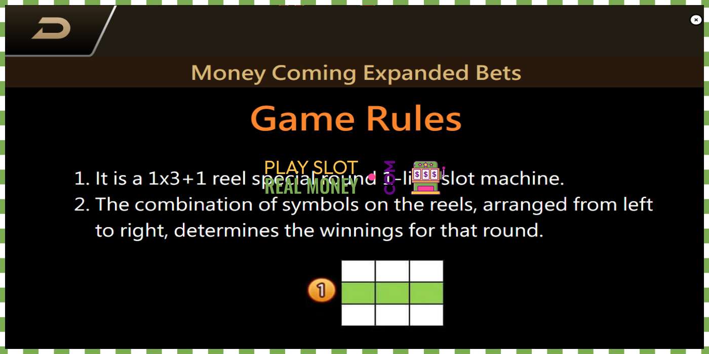 Celah Money Coming 2 – Expanded Bets untuk uang sungguhan, gambar - 7