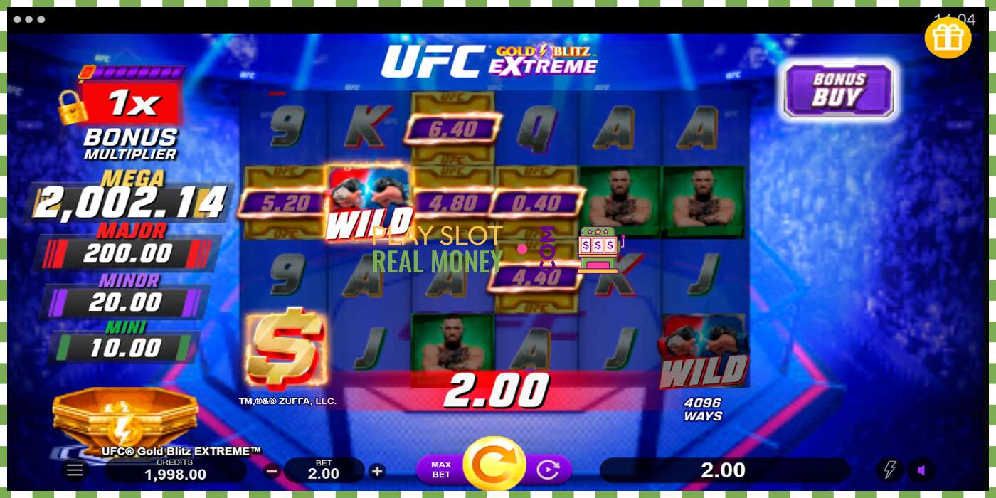 Слот UFC Gold Blitz Extreme на реальные деньги, картинка - 2