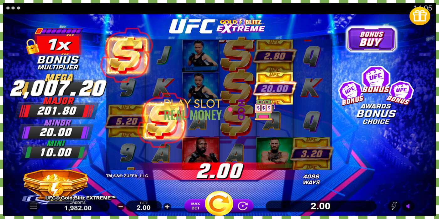 Слот UFC Gold Blitz Extreme на реальные деньги, картинка - 3