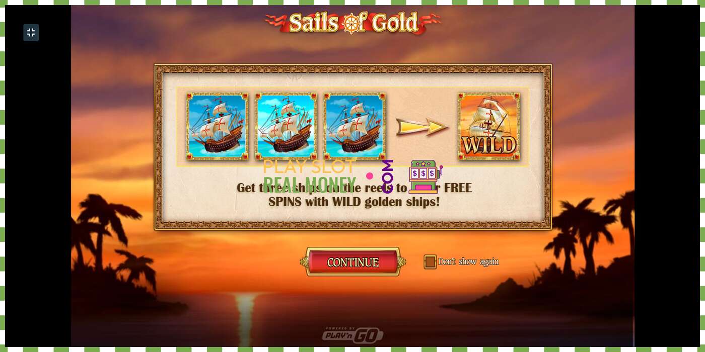 Слот Sails of Gold на реальные деньги, картинка - 1