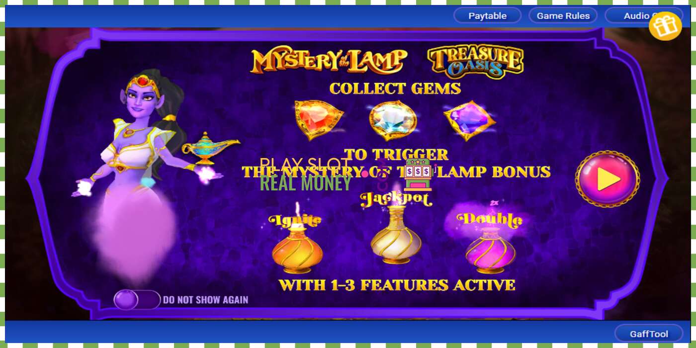 Slot Mystery of the Lamp Treasure Oasis for real money, picture - 1