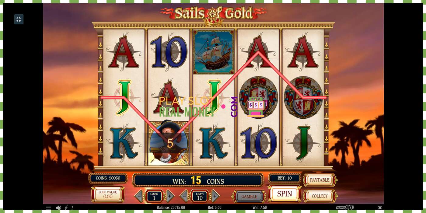 Слот Sails of Gold на реальные деньги, картинка - 6