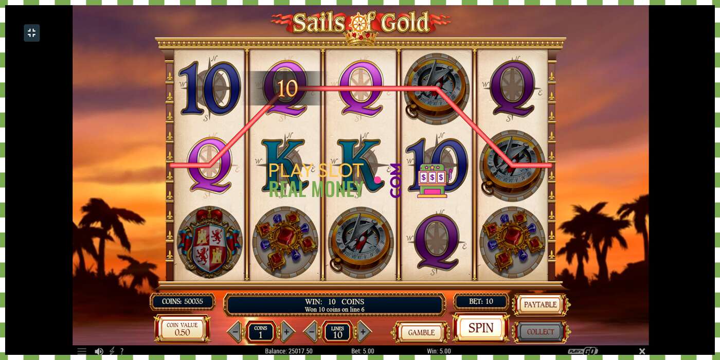 Слот Sails of Gold на реальные деньги, картинка - 9