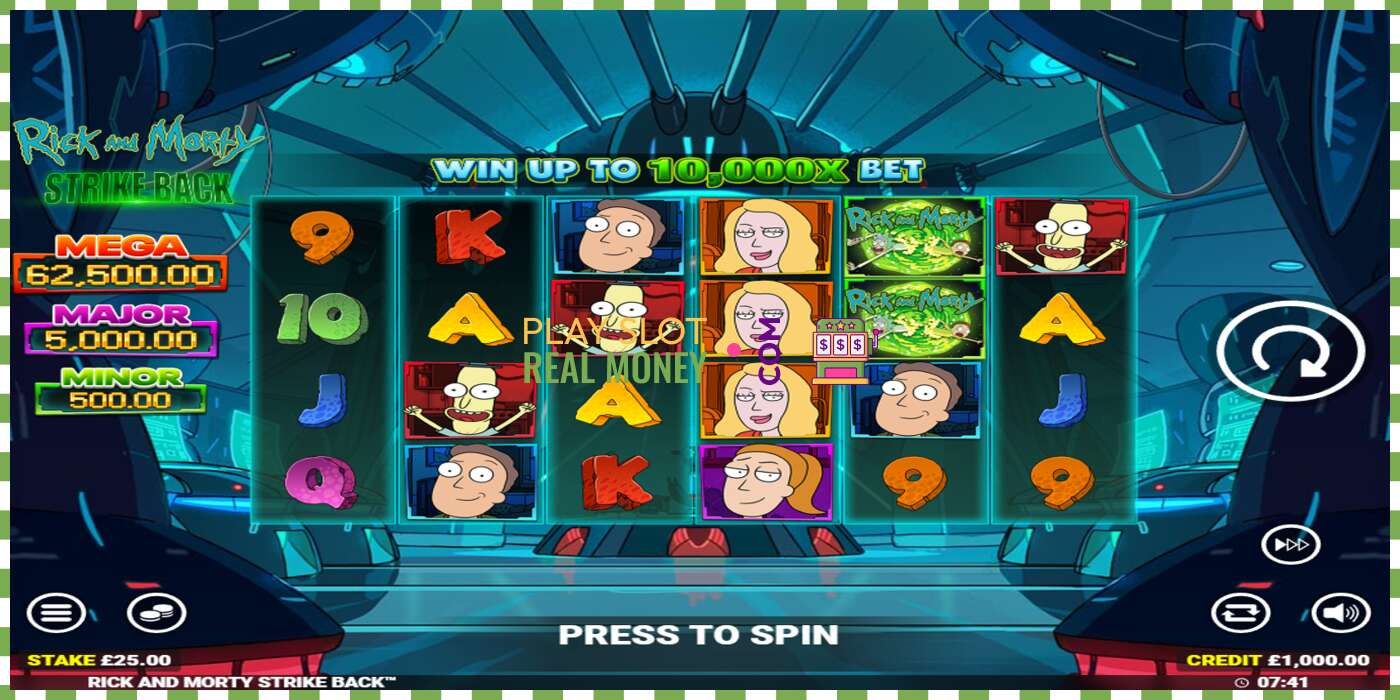 Slot Rick and Morty Strike Back for rigtige penge, billede - 2