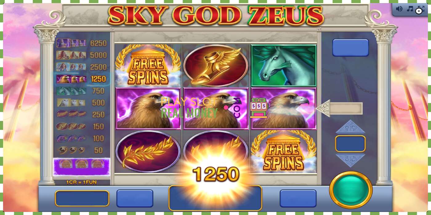 Слот Sky God Zeus 3x3 на реальные деньги, картинка - 2