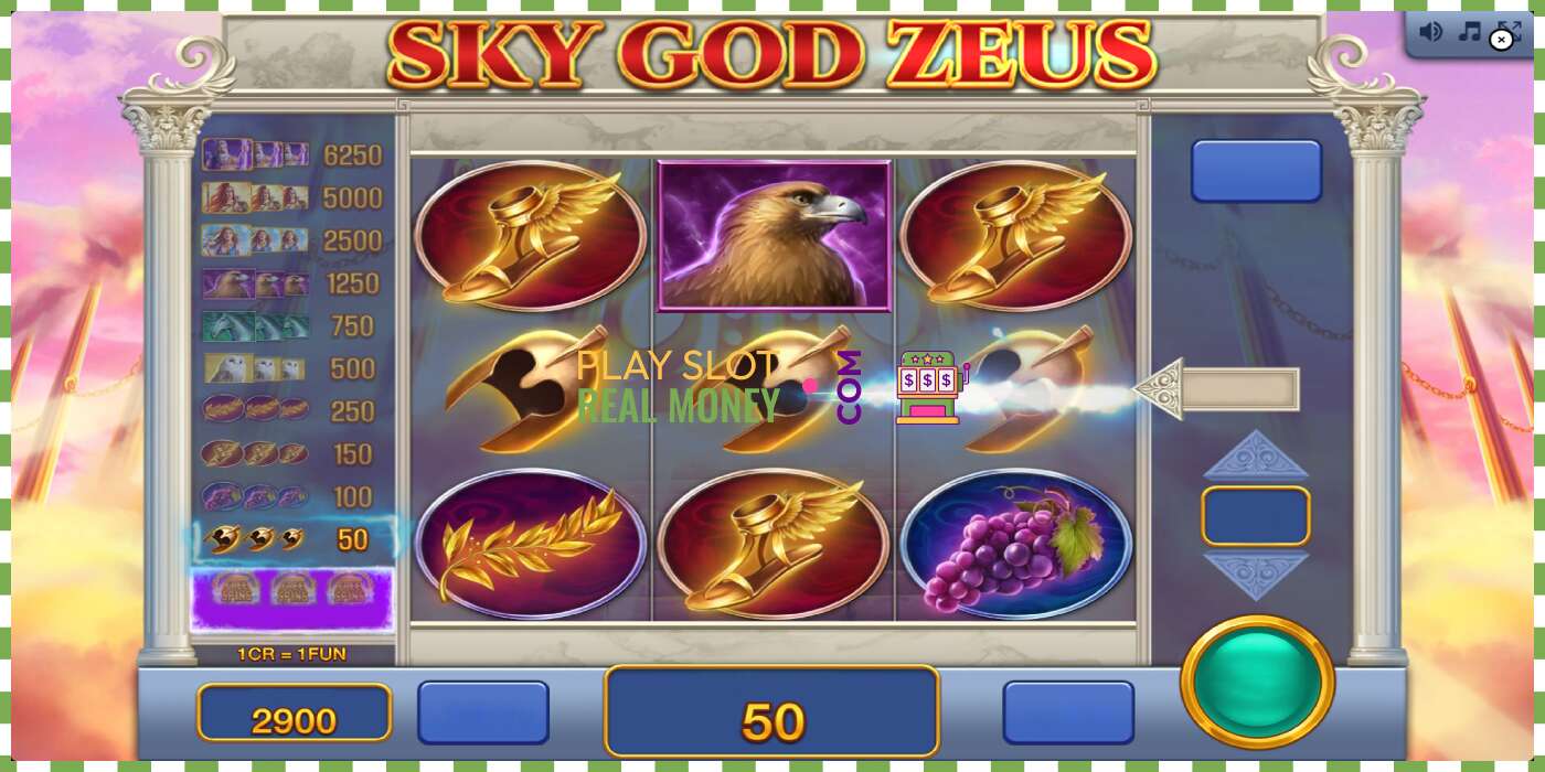 Слот Sky God Zeus 3x3 на реальные деньги, картинка - 4