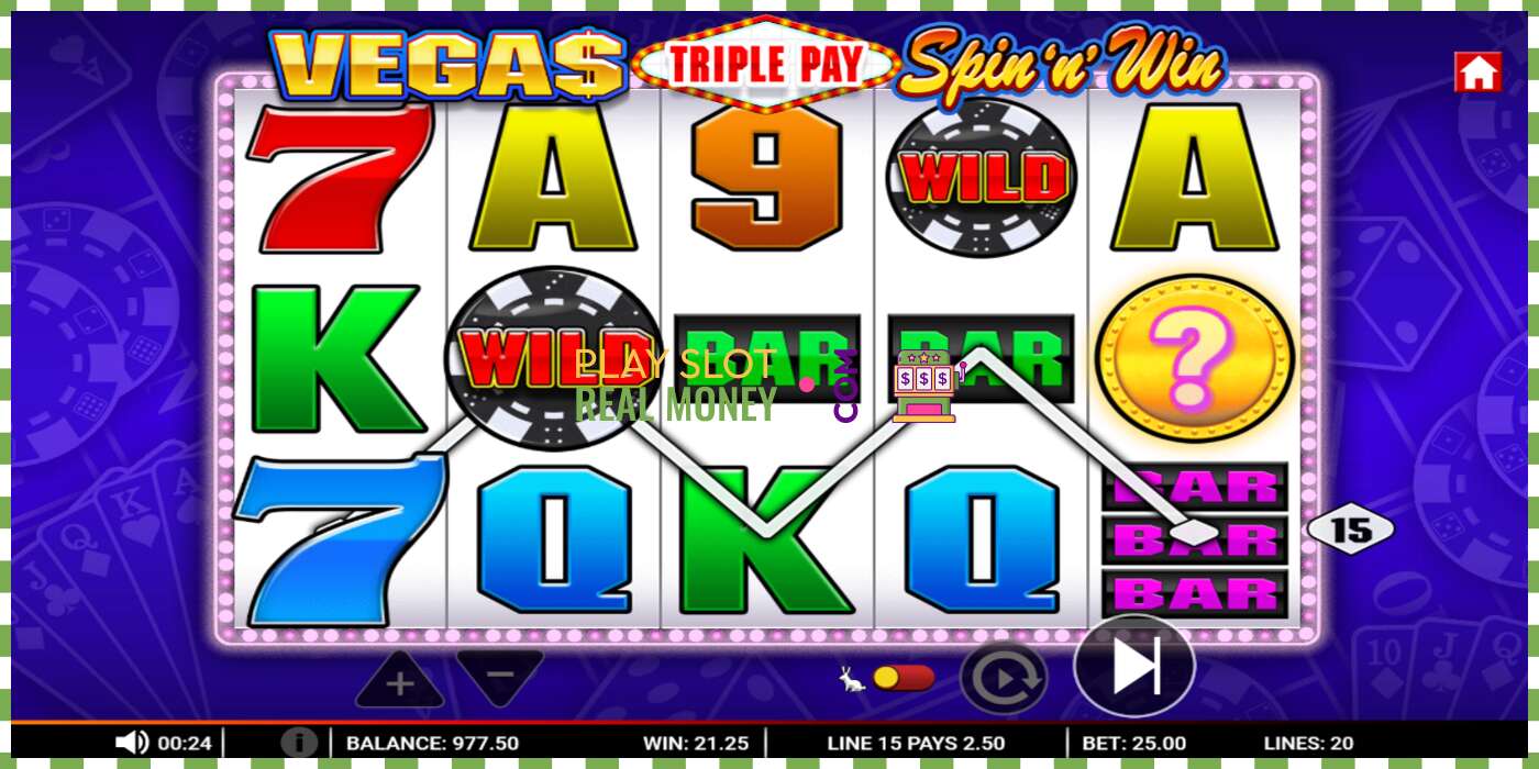 Pesa Vegas Triple Pay Spin n Win päris raha eest, pilt - 2