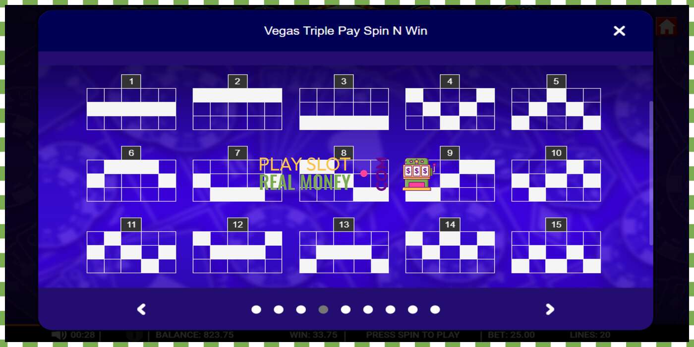 Pesa Vegas Triple Pay Spin n Win päris raha eest, pilt - 5