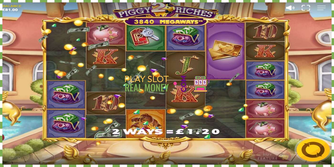 Slot Piggy Riches 2 Megaways për para të vërteta, foto - 3