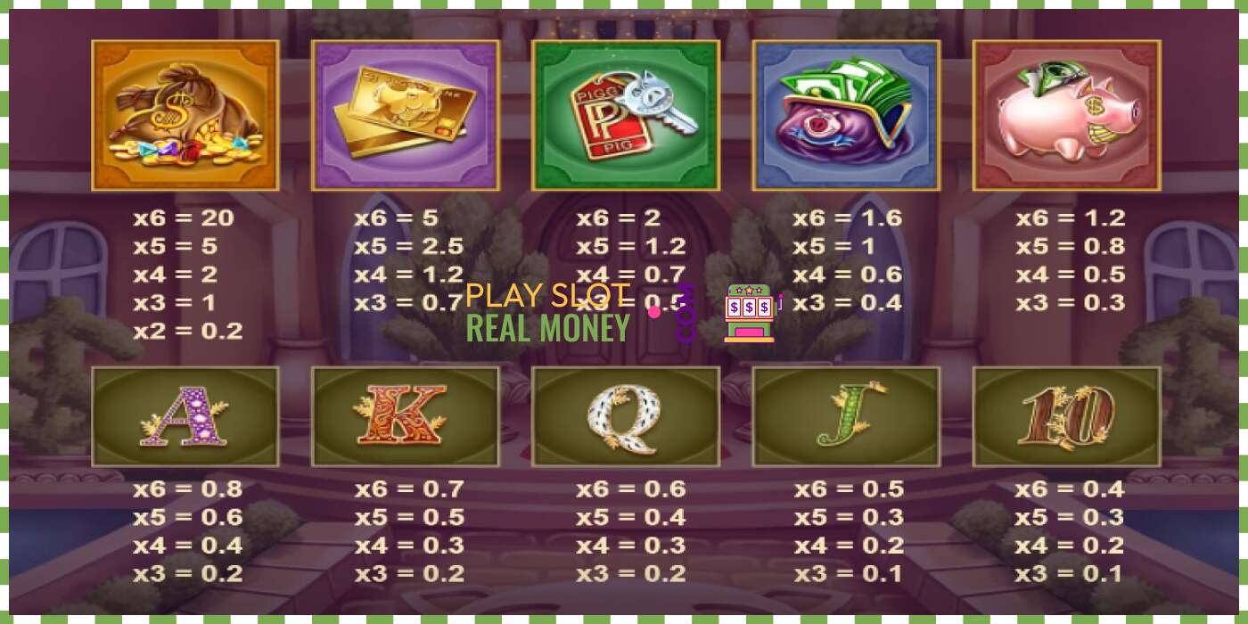 Slot Piggy Riches 2 Megaways për para të vërteta, foto - 4