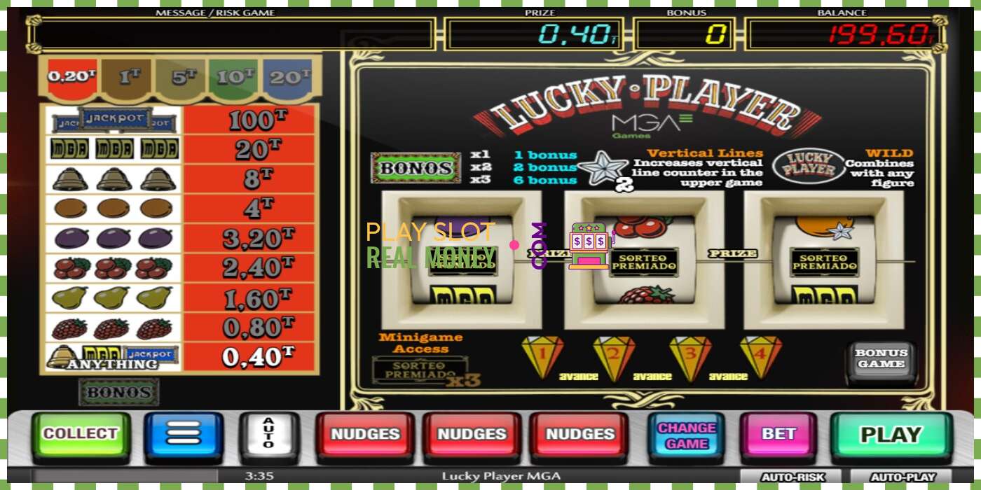 Слот Lucky Player на реальные деньги, картинка - 3