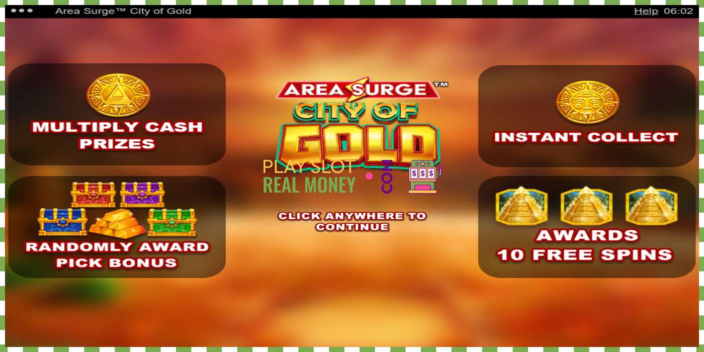 Ranura Area Surge City of Gold per diners reals, imatge - 1